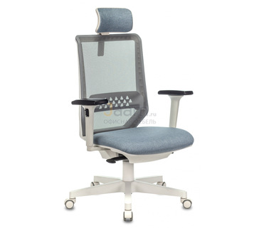 Кресло для руководителя EXPERT WHITE BLUE