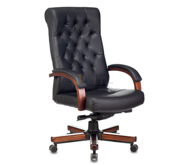 Кресло для руководителя T-9927WALNUT BLACK