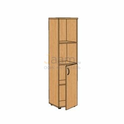 Мебель для персонала Офисный шкаф узкий, низкий ЛФ230