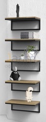 Мебель для персонала Стеллаж низкий из полок METALFRAME OAK